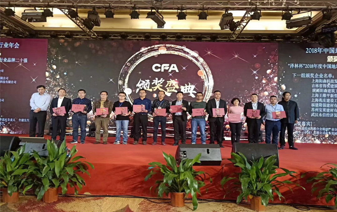 砥礪前行，再創(chuàng  )輝煌|斯博銳喜獲“2018年中國地坪(圖5)